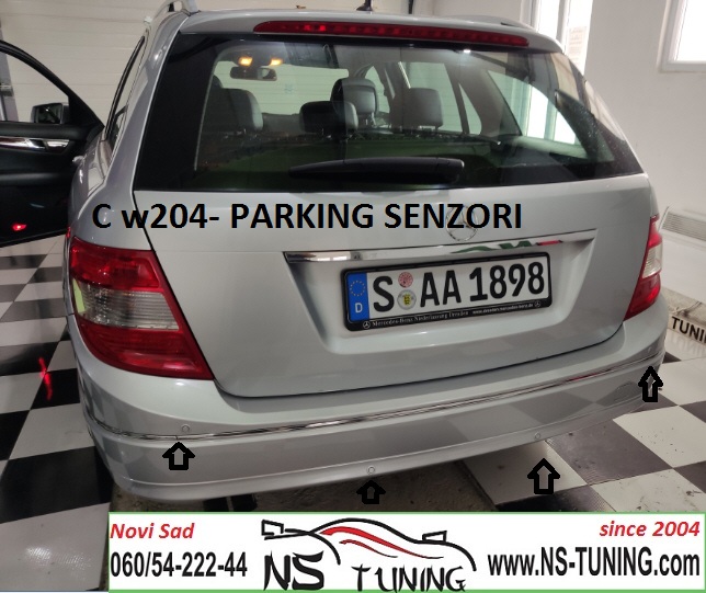 W204 mercedes c klasa ugradnja parking senzora karavan novi sad ns tuning